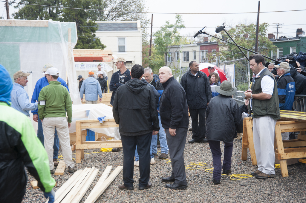 Volunteer build activities [for World Habitat Day 27th Annual Carter