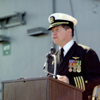 File:US Navy 050722-N-0295M-019 Retired Adm. Vern Clark and his