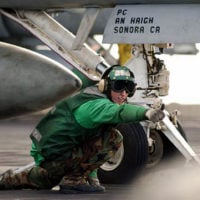 An Aviation Boatswains Mate (Launch and Recovery Equipment) 3rd Class ...