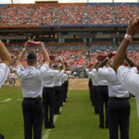 Miami Dolphins Cheerleaders visit troops > Homestead Air Reserve