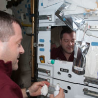 DVIDS - Images - STS-122 Crew Members visit the Pro Football Hall of Fame  in Canton Ohio. STS-122 Astronaut poses by a Detroit Lions display case. He  was drafted by the Lions